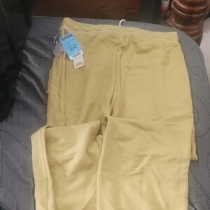 Yellow Jogger Pants